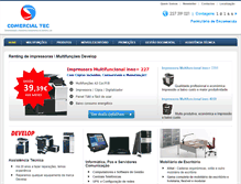 Tablet Screenshot of comercialtec.pt